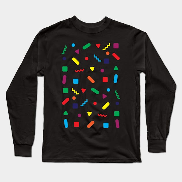 Rainbow Sprinkles Ice Cream Long Sleeve T-Shirt by BaderAbuAlsoud